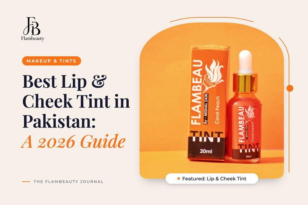 Best Lip and Cheek Tint in Pakistan: A 2026 Guide, Flambeauty Coral Peach tint