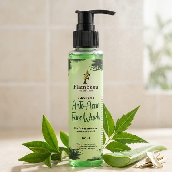 Anti Acne Facewash for Pimples & Oil Control – Deep Cleansing Formula – Flambeauty (image 5)