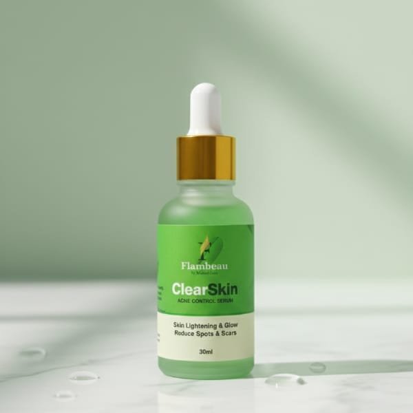 Clear Skin Acne Control Serum – Reduce Spots & Scars – Flambeauty (image 3)