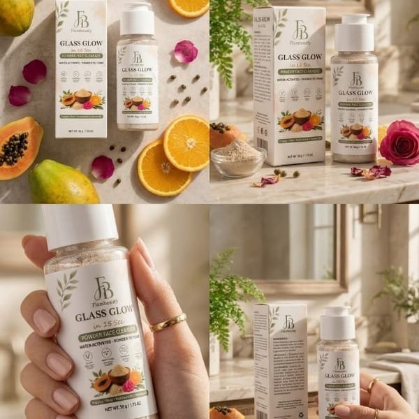 Glass Glow in 15 Sec – Powder Face Cleanser – 50g Glass Glow in 15 Sec – Powder Face Cleanser – 50g – Flambeauty (image 7)