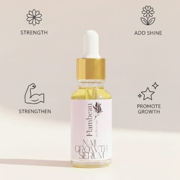 Nail Growth Serum – Helps Nails Grow Stronger, Healthier – Flambeauty (image 3)