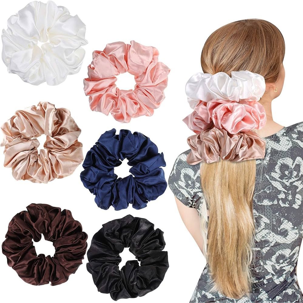 1 Silk Scrunchie – Gentle & Perfect for All Hair Types – Flambeauty