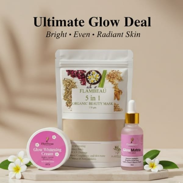 Ultimate Glow Deal – Whitening Cream+ Face Mask +Glow Matrix